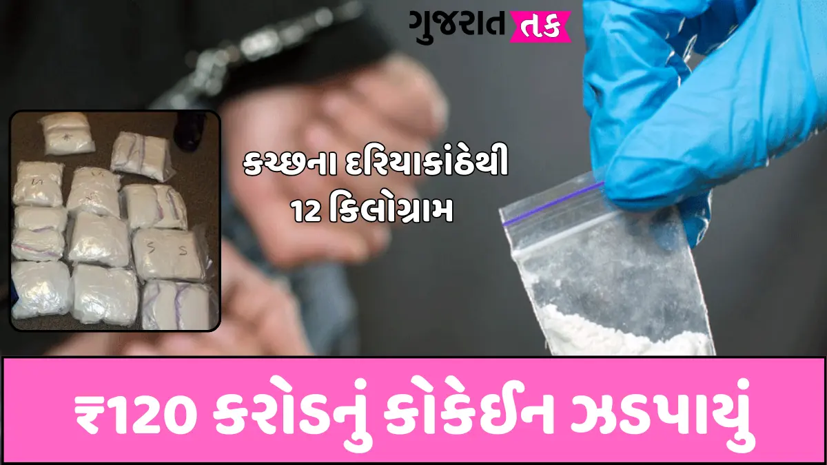 Cocaine ₹120 crore recovered from coastal Kutch